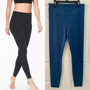 Athleta Black and Blue Leggings